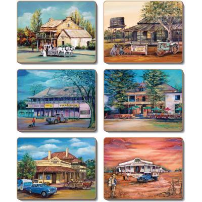 Cinnamon Old Hotels Coasters