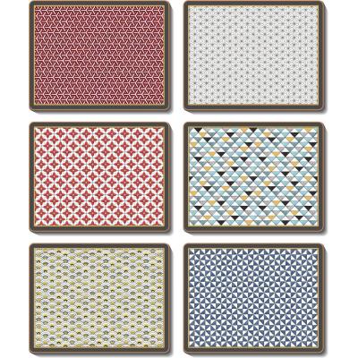 Cinnamon Samarkand Cork Backed Placemats | Set of 6pcs