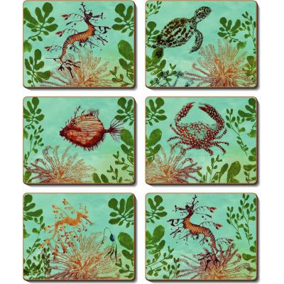 Cinnamon Ocean Depths Placemat Set of 6 | 34x26.5cm