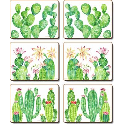 Cinnamon Cacti Garden Placemats Set of 6 | 34x26.5cm