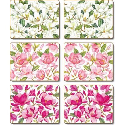 Cinnamon Magnolia Garden Placemats Set of 6 | 34x26.5cm
