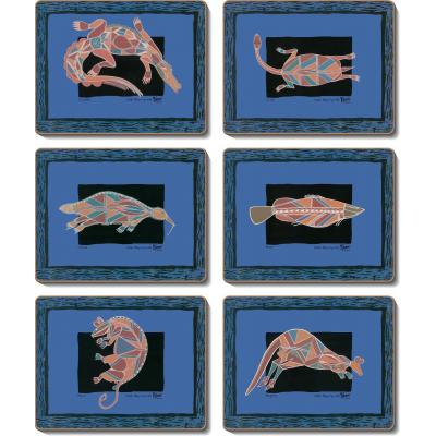 Cinnamon Rock Art Placemats