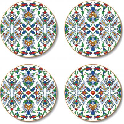 Cinnamon Round Dubai Coasters | Set of 4