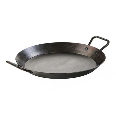 Lodge Seasoned Carbon Steel Dual Handle Pan 15 Inch | 38cm