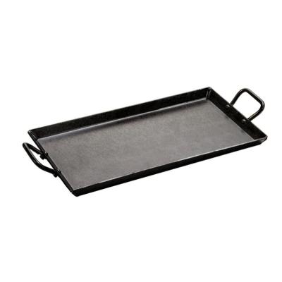 Lodge Seasoned Carbon Steel Griddle 18x10 Inch | 45.5x25cm