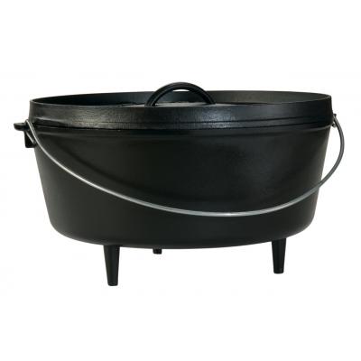 Lodge Cast Iron Deep Camp Dutch Oven | 10 Quart 