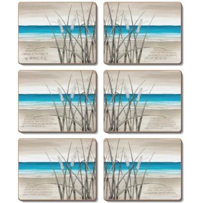 Cinnamon Seascape Coasters