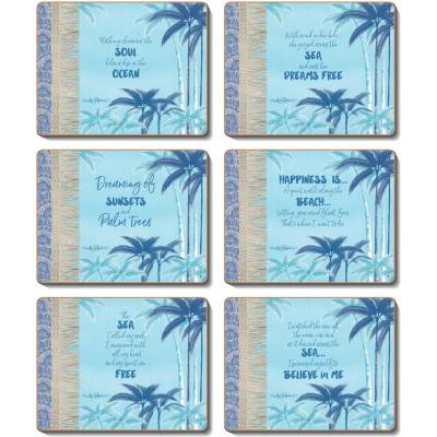 Cinnamon Palm Beach Coasters