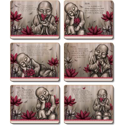Cinnamon From The Soul Monk Red Placemats