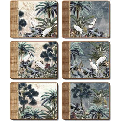 Cinnamon Utopia Birds Placemats Set of 6 | 34x26.5cm