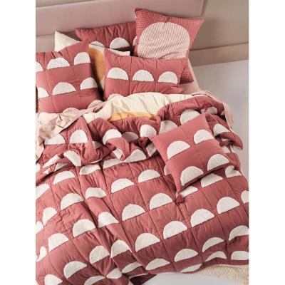 Linen House Moonrise Bed Cover 260x240cm | Paprika