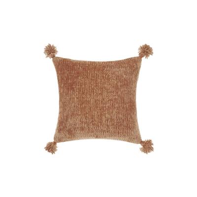 Linen House Hara Cushion 45x45cm | Brandy