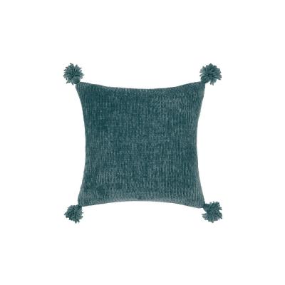 Linen House Hara Cushion 45x45cm | Petrol