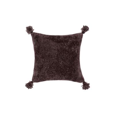 Linen House Hara Cushion 45x45cm | Espresso