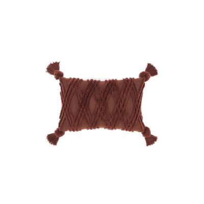 Linen House Solange Cushion 40x60cm | Chocolate