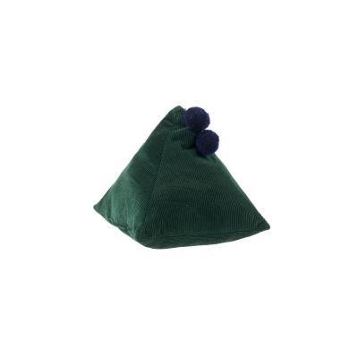 Linen House Trixie Triangle Novelty Cushion | Forest