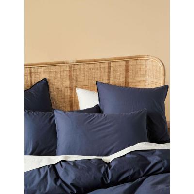 Linen House Terra Organic Cotton Standard Pillowcase Pair | Midnight 