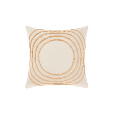 Linen House Ojai European Pillowcase 65x65cm | Sugar