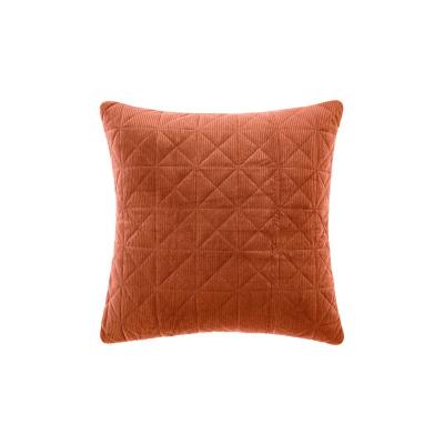 Linen House Heath European Pillowcase | Rust