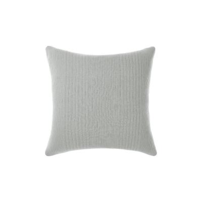 Linen House Osmond European Pillowcase 65x65cm | Smoke 