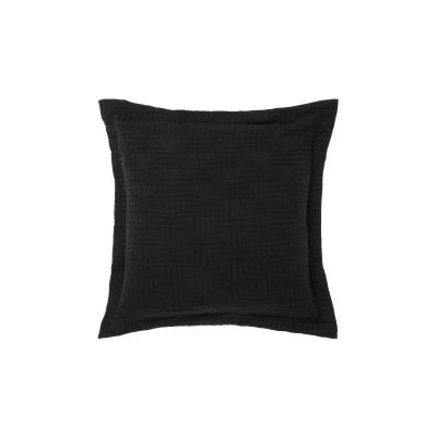 Linen House Winston European Pillowcase | Black
