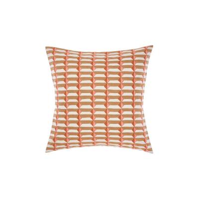 Linen House Aida European Pillowcase | Coral 