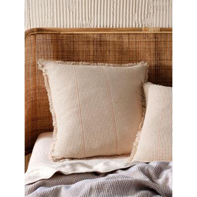 Linen House Galicia European Pillowcase | Blue-Sand