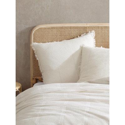Linen House Galicia European Pillowcase | Vanilla