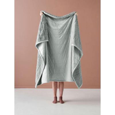 Linen House Bray Silver Throw