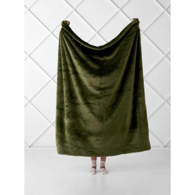Linen House Selma Throw 130x170cm | Olive 