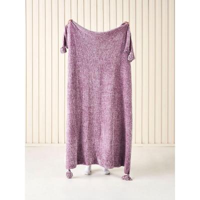 Linen House Hara Throw 130cm x 170cm | Orchid Haze