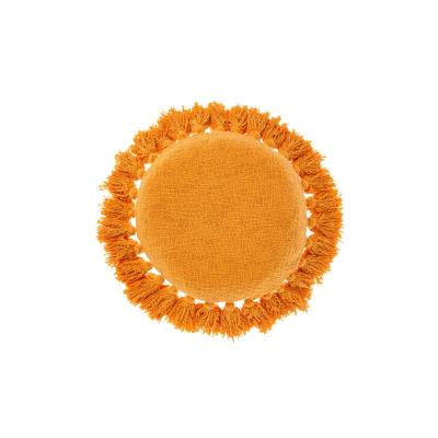 Linen House Florida Cushion Round 45cm | Marigold