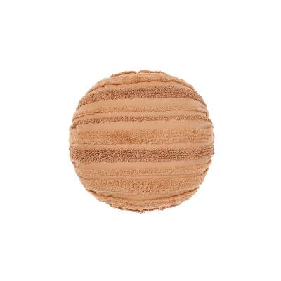Linen House Carter Cushion Round 45cm | Brandy