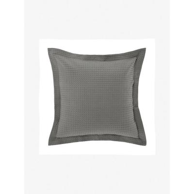 Linen House Deluxe Waffle Charcoal Quilt Cover Set | Double