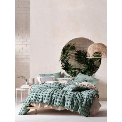 Linen House Haze Quilt Cover Set | Super King | Surf 