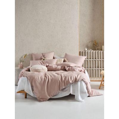 Linen House Nimes Dusk Linen Quilt Cover Set | Super King