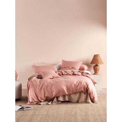 Linen House Nimes Linen Quilt Cover Set | Queen | Rosette