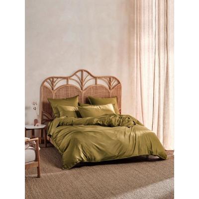 Linen House Nara Bamboo Cotton Quilt Cover Set | King | Bronze