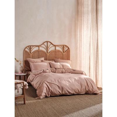Linen House Nara Quilt Cover Set | Super King | Clay
