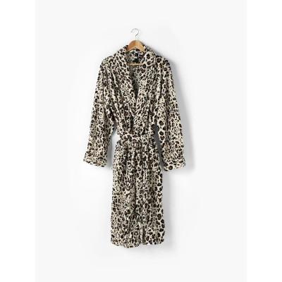 Linen House Plush Robe | Fits Most | Leopard