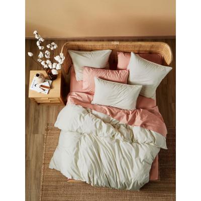Linen House Terra Organic Cotton Stone Quilt Cover Set | Single