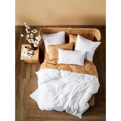 Linen House Terra Organic Cotton Quilt Cover Set | Super King | White