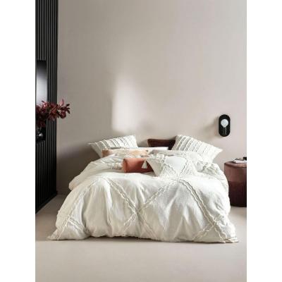 Linen House Heather Quilt Cover Set | Queen | White