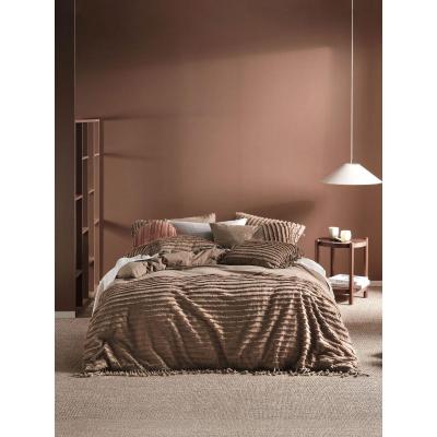 Linen House Dunaway Quilt Cover Set | King | Timber