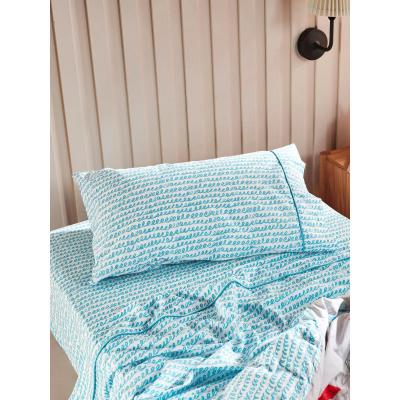 Linen House Playset Sheet Set | King Single | Blue
