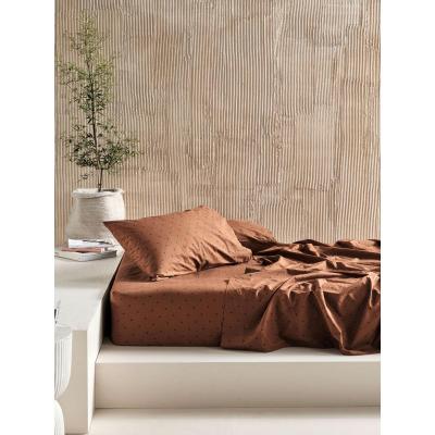 Linen House Vivienne Pecan Sheet Set | Single