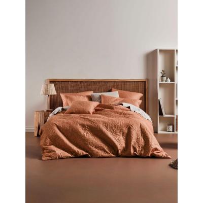 Linen House Isadora Quilt Cover Set | King | Brandy 