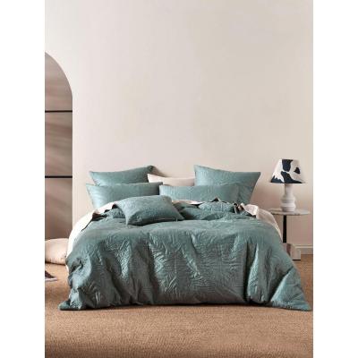 Linen House Isadora Quilt Cover Set | King | Petrol 