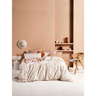 Linen House Aida Quilt Cover Set | King | Coral