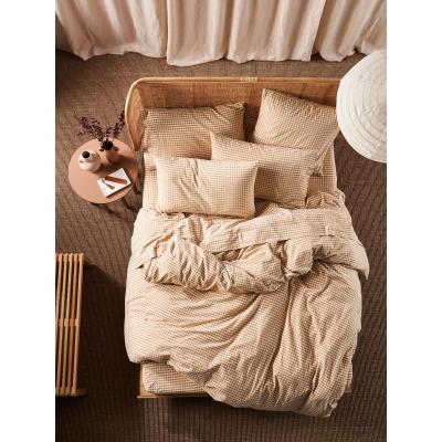 Linen House Springsteen Quilt Cover Set | King | Caramel